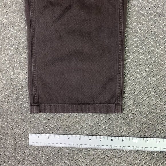 Todd Snyder Pants Men's 32 x 30 Fits 32 x 29 Brown Doubl Knee Workwear Pleated - Picture 10 of 12